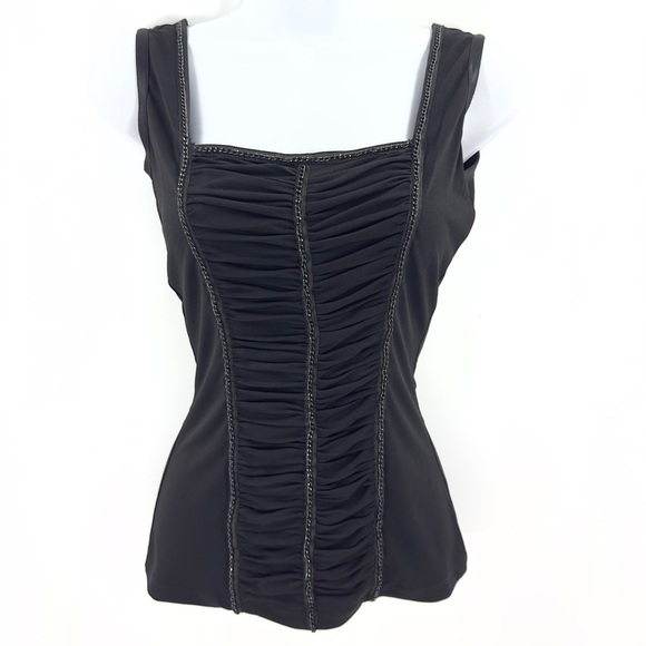 Vintage Cache Y2K Tank Top Womens XS Witchy Victorian Whimsigoth Corset Romantic - Picture 10 of 10